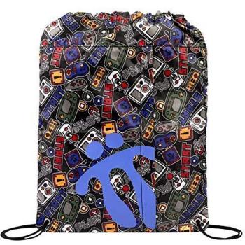 TOTTO Mochila Deportiva con Cuerdas, Ideal para Llevar Elementos Deportivos o Uso Cotidiano, Estampados - Curvigrafo
