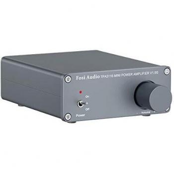 Amplificador de Audio Estéreo de 2 Canales Clase D Integrado Tpa3116d2 para Altavoces Pasivos 50W x 2 - Fosi Audio V1.0G