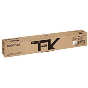 Kyocera TK-8115K Laser Toner Black Original Premium Printer Cartridge 1T02P30NL0 for Ecosys M8124, ECOSYS M8130