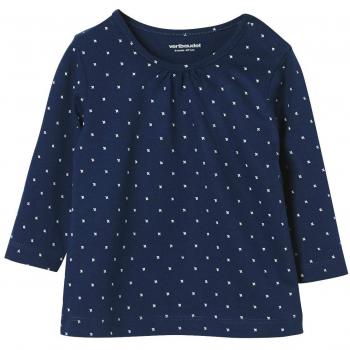 VERTBAUDET Camiseta para bebé niña con Estampado gráfico Azul Estampado 6M