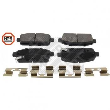 Pastillas de freno MAPCO 6957HPS - Juego de pastillas de freno, alta calidad, diseño optimizado para un rendimiento superior, reducción del ruido y vibraciones, fácil instalación, compatible con una amplia gama de vehículos