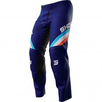 Pantalones de Cross Niño Shot Draw Azul Indy - Pantalones de motocross, color azul, talla 36