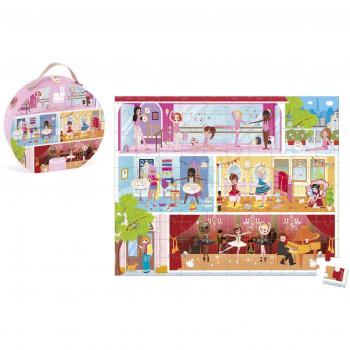 MALETIN PUZZLE 100 PIEZAS ACADEMIA DANZA