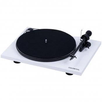 Pro-Ject Essential III Phono Tocadiscos, Velocidad 33/45 RPM, Blanco