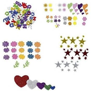 Smart 68002400 - Pack de 78 letras de goma Eva, multicolor
