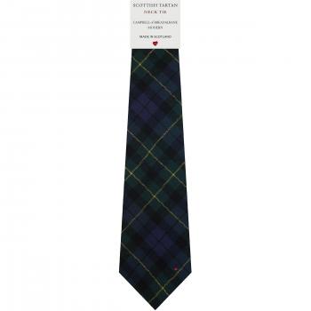 Mens All Wool Tie Woven Scotland - Campbell of Breadalbane Modern Tartan