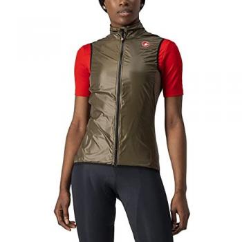 Chaleco cortavientos Castelli Aria marrón musgo mujer - L