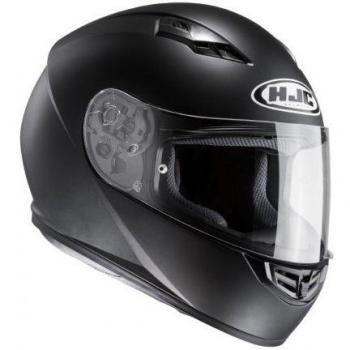 HJC 10107010 Casco de Moto, Semi Flat Negro, Talla XL