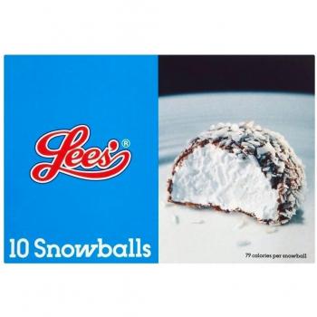 Lees Bolas De Nieve (10 Por Paquete - 166g) (Paquete de 6)