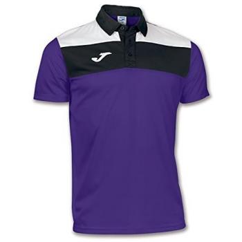 Joma Crew Camiseta Polo, Hombres, Morado-550, XS