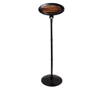Suntec Wellness Night Sun Calefactor Radiante de Cuarzo para Terraza, Negro