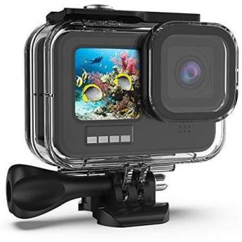 Kupton Carcasa Impermeable para GoPro HERO9 Black, Funda Protectora Submarina 60M/196FT con Accesorios de Montaje para Soporte para la Nueva Cámara de Acción GoPro Hero 9