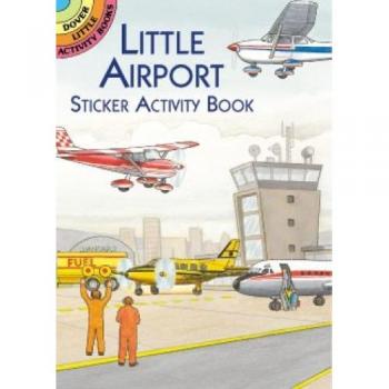 Libro de Actividades con Stickers Aeropuerto Pequeño