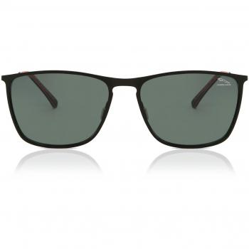 Jaguar 37818 6100 Gafas de Sol para Hombre Negras con lentes de sol, diseño moderno, color negro