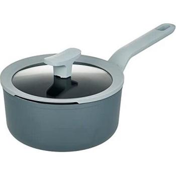 Berghoff 3950164 Cazo 18cm, 2l + Tapa, Aluminio, inducción, Color Gris