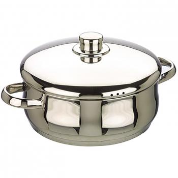 IBILI Cacerola con Tapa INOX Oslo 28 CMS, Metal