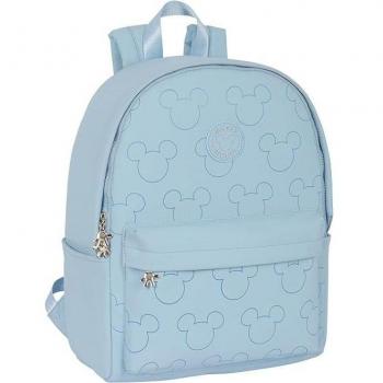 Mochila para Portátil Mickey Mouse Teen Snow Azul 14,1