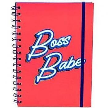 Cuaderno A5 Bossin It con Alambre, Tamaño Único, Azul/Rojo