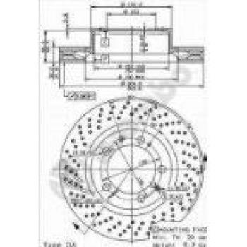 Brembo 09.8420.10 Disco de Freno