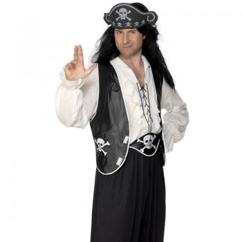 Kit de Pirata con Chaleco, Sombrero y Cinturón