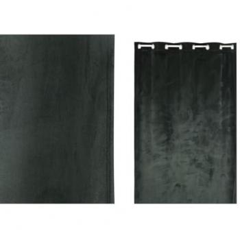 Cortina de Terciopelo Verde Home Esprit 140 x 260 cm