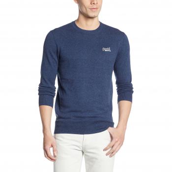 Superdry M61001NS, Sudadera para Hombre, BLU