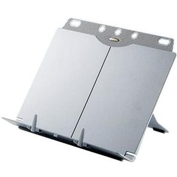 Fellowes - Atril para libros, hasta 400 hojas, color plateado