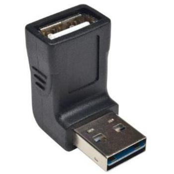 Adaptador USB 2.0 Universal Reversible A a A en Ángulo Hacia Arriba de Alta Velocidad Tripp Lite