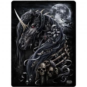 Spiral - Dark Unicorn - Manta de Forro Polar con Estampado en ambas Caras - Single