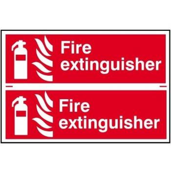 Scan 1351 PVC 300 x 200mm Fire Extinguisher Sign
