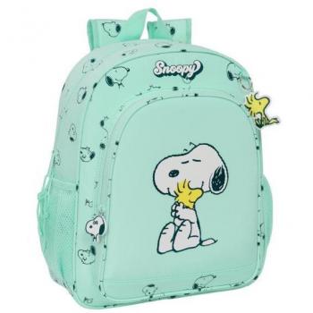 Mochila Junior Adaptable Carro Snoopy Groovy 32x38x12cm