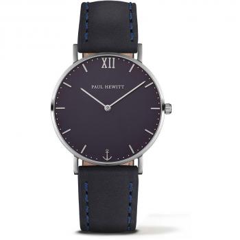 Reloj Paul Hewitt Mujer Analogico Cuarzo con Correa de Piel PH-SA-S-SM-B-11S (36mm)