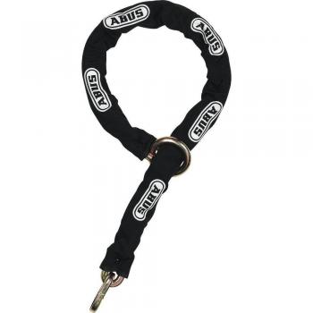 Abus Candado de Cadena Granit Detecto X Plus 8077 - Cadena de bloqueo de 120 cm, color negro, alta seguridad, resistente a cortes y manipulaciones