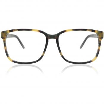 Gafas Recetadas Cuadrado Montuta Completa Plástico Tortoiseshell para Hombre - Gafas Anti-Azules - SmartBuy Collection