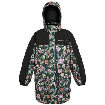 Regatta x Christian Lacroix Women's Longline Breathable Waterproof Jacket - Black, Size 14