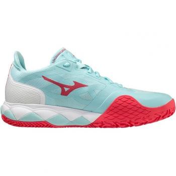 Mizuno Wave Enforce Tour Zapatilla Tierra Batida Mujeres - Turquesa, Coral