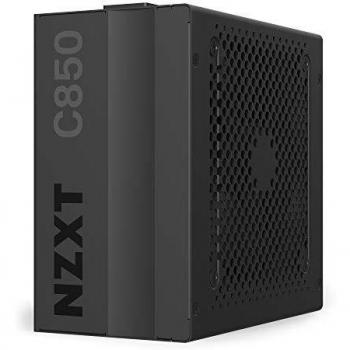 NZXT C850 - NP-C850M-EU - Fuente de alimentación de 850 vatios - Certificado 80+ Gold - Rodamientos dinámicos fluidos - Diseño modular - Cables con manguito - Fuente de alimentación ATX Gaming