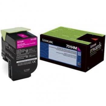 Lexmark 70C2HM0 High Yield Magenta Original Toner Cartridge