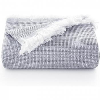 Colcha multiusos cama y sofa. Plaid foulard cubrecama mantas de sofa suave y transpirable algodón nido de abeja