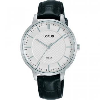 Lorus RG277TX9 Women's Analog Watch with Luminous Grey Dial and Black Strap