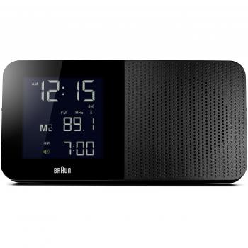 Braun BNC010BK-RC - Radio despertador con FM/AM y pantalla LCD con led