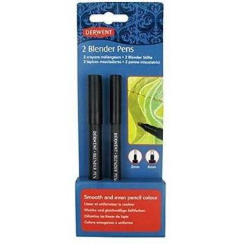 Derwent Rotulador Mezclador, Set de 2, 2mm & 4mm Nibs, Ideal para Mezclar Líneas de Lápiz, Calidad Profesional, 2302177