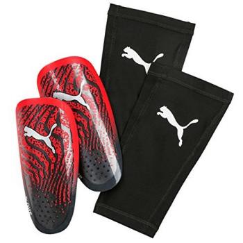 Puma One 17.3 with Sleeve Calcetines, Unisex Adulto, Rojo Blast/Puma Negro, S