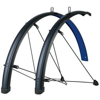 Juego de guardabarros SKS Bluemels Stingray 28, negro mate / azul océano, 45 mm