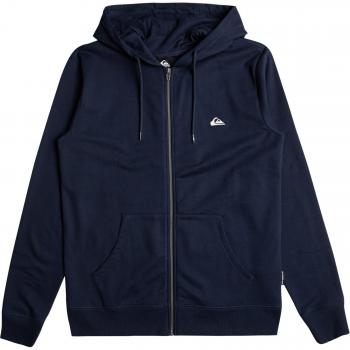 Quiksilver - Sudadera de niños Basic con cremallera azul