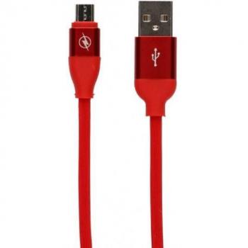 Cable USB-A a MicroUSB Contact 1.5m Rojo