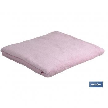 Toalla Lavabo Rosa Claro Modelo Flor 50x100cm