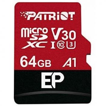 Patriot Memory PEF64GEP31MCX Tarjeta de Memoria Flash MicroSDXC 64 GB Clase 10