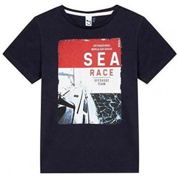3 Pommes 33q35 tee Shirt Camiseta, Azul