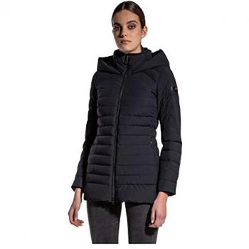 Peuterey Women's Black Quilted Nylon Winter Jacket Size 44